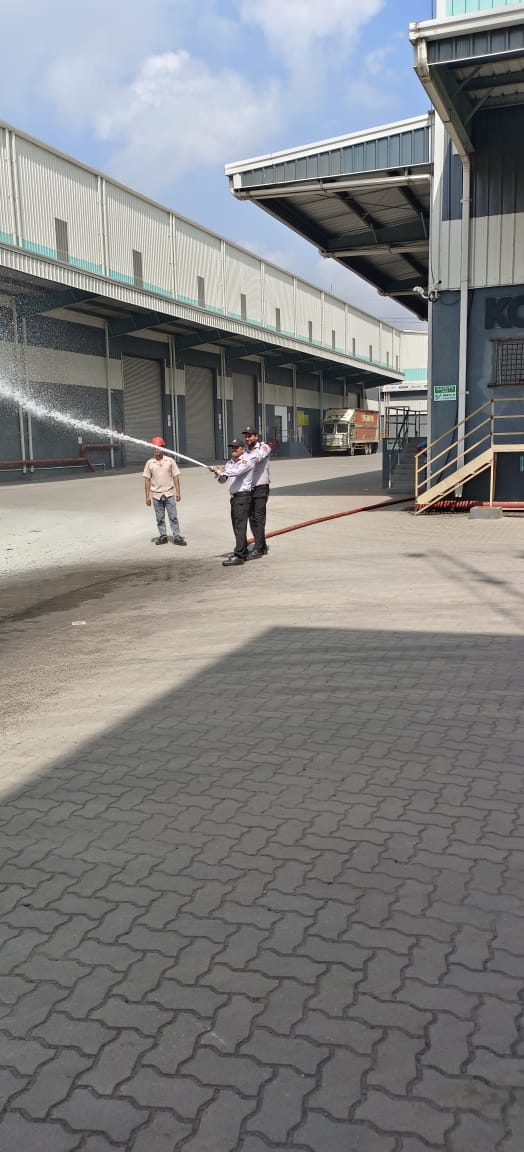 Max Vigil security personnel outdoor training