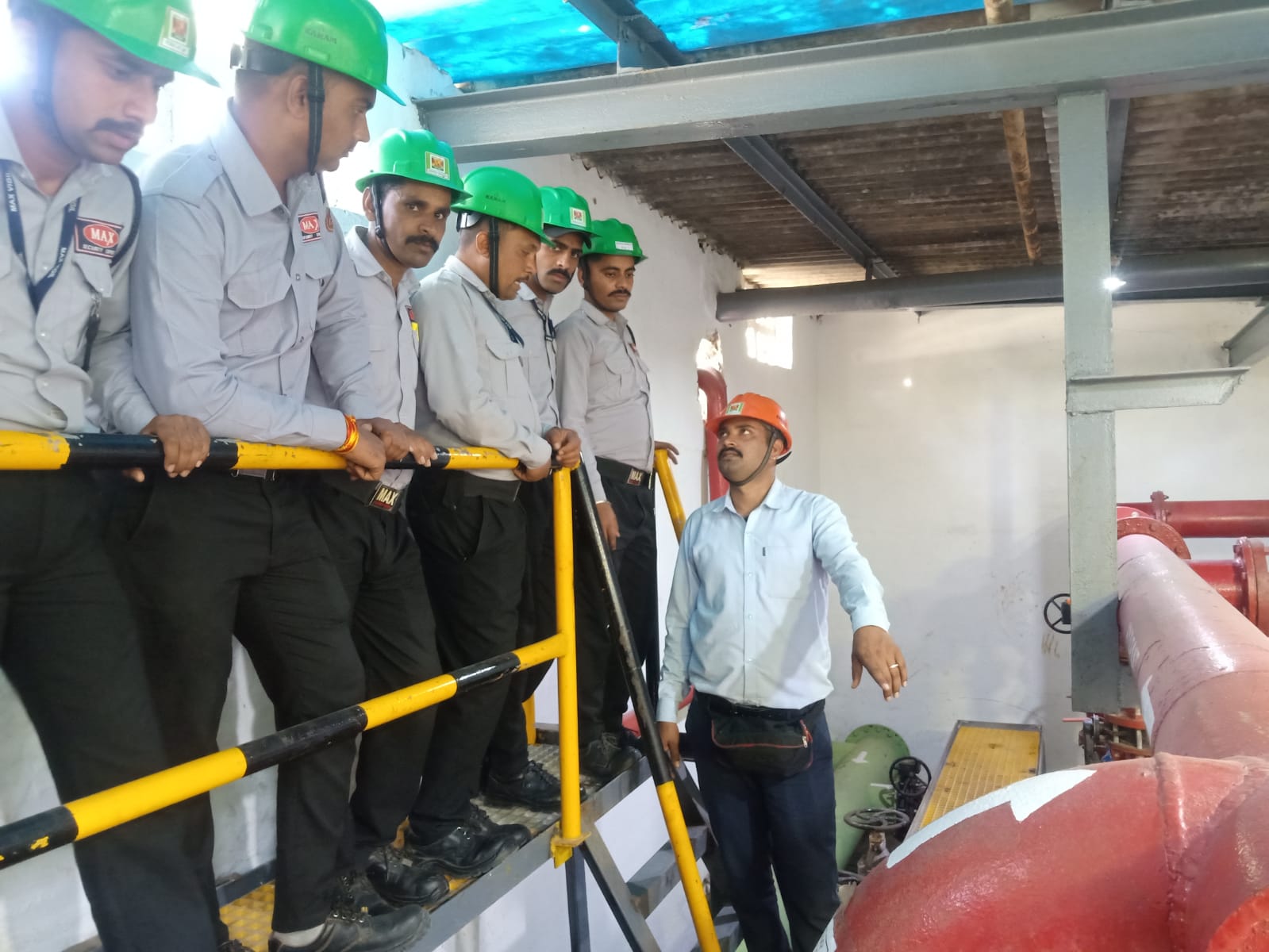 Fire systems and industrial safety training session