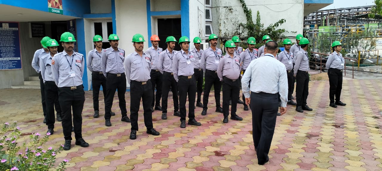 Max Vigil team during facility orientation